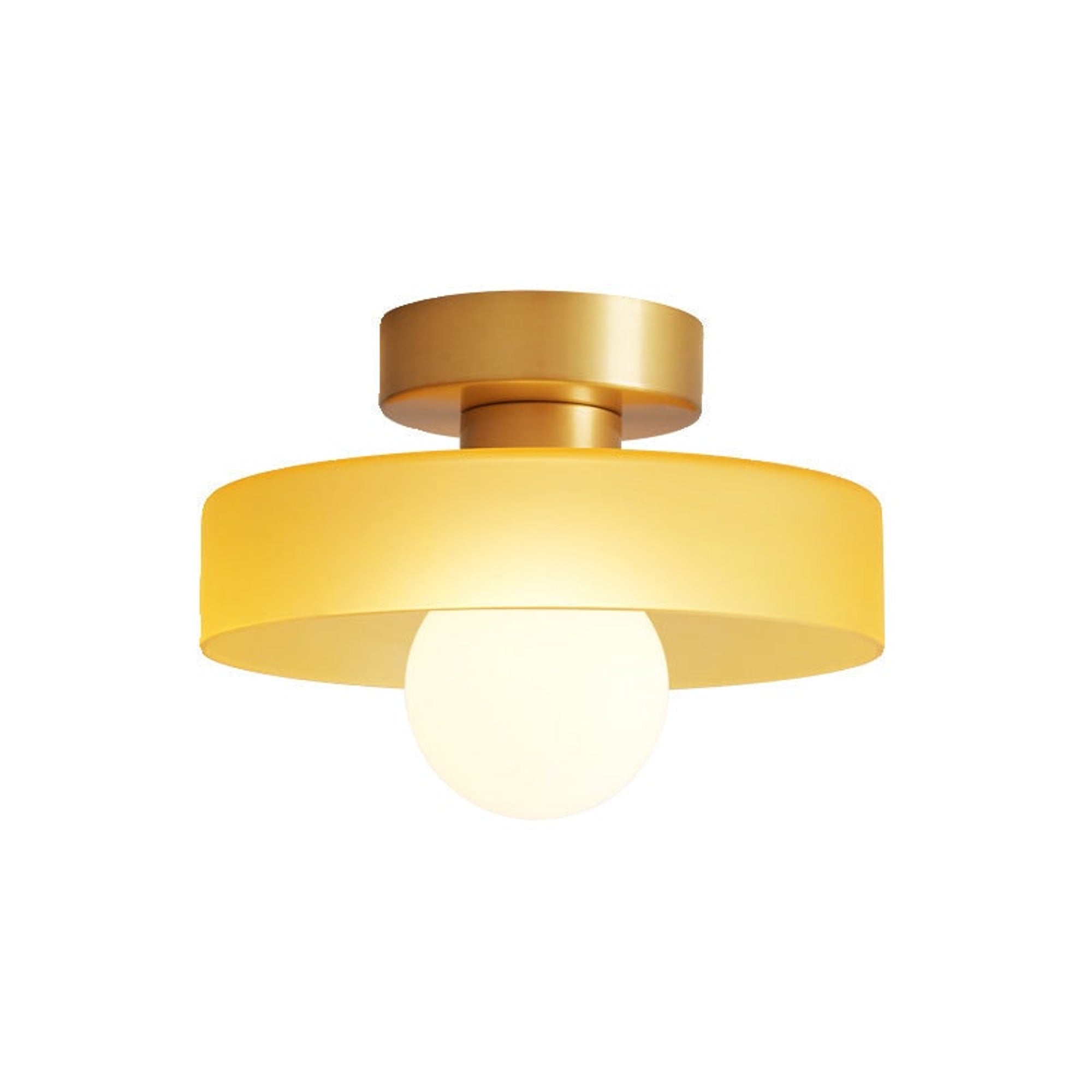 Ceiling Light LED Round Shade Exposed Bulb For Hallway - Image 9