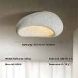 Ceiling Light LED Wabi Sabi Rustic Metal Round Modern - Image 8