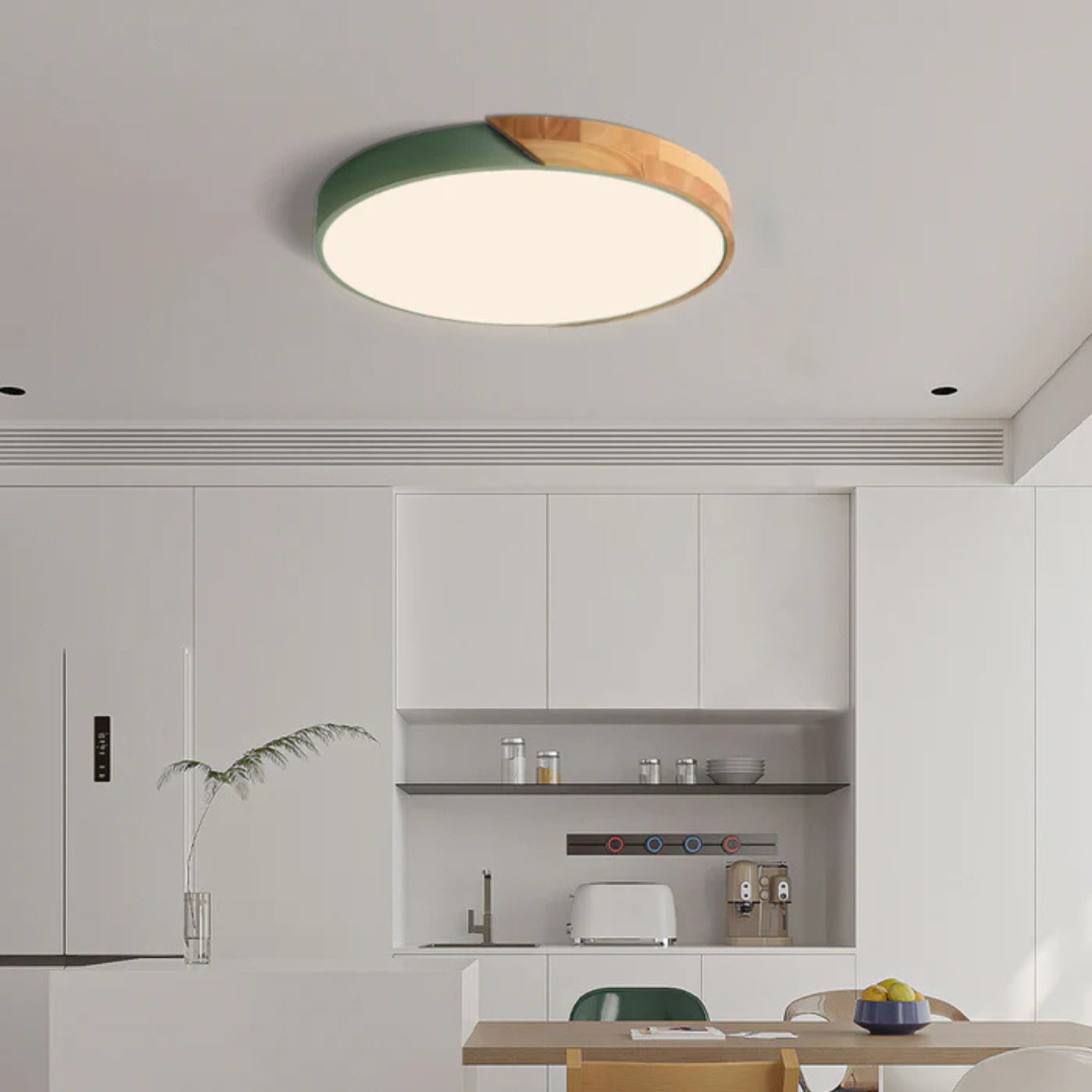 Ceiling Light LED With Wood Lamp In Warm - Image 4