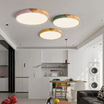 Ceiling Light Wooden LED Warm White Lamp - Image 1