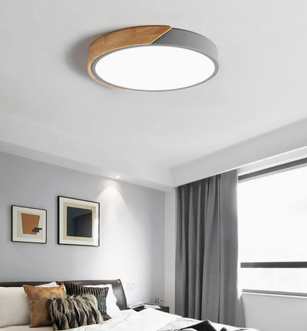 Ceiling Light Wooden LED Warm White Lamp - Image 22