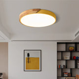 Ceiling Light Wooden LED Warm White Lamp - Image 5