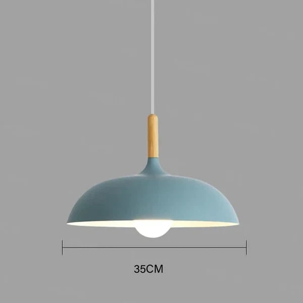 Ceiling Pendant Light Modern Scandinavian Oak Iron Adjustable - Image 10