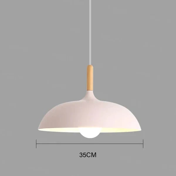Ceiling Pendant Light Modern Scandinavian Oak Iron Adjustable - Image 12