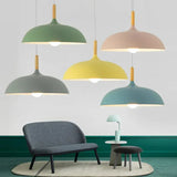 Ceiling Pendant Light Modern Scandinavian Oak Iron Adjustable - Image 6