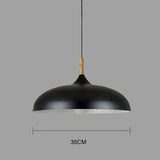 Ceiling Pendant Light Modern Scandinavian Oak Iron Adjustable - Image 9