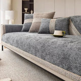 Chenille Non-Slip Sofa Cover With Liquid Barrier - Image 3