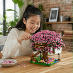 Cherry Blossom Building Blocks Tree House 2138-Piece Set For Kids And Collectors - Image 7