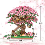 Cherry Blossom Building Blocks Tree House 2138-Piece Set For Kids And Collectors - Image 9