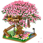Cherry Blossom Building Blocks Tree House 2138-Piece Set For Kids And Collectors - Image 1