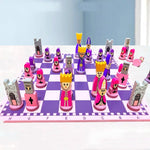 Children's Wooden Chess Set With Doll Puzzle Toy - Image 2