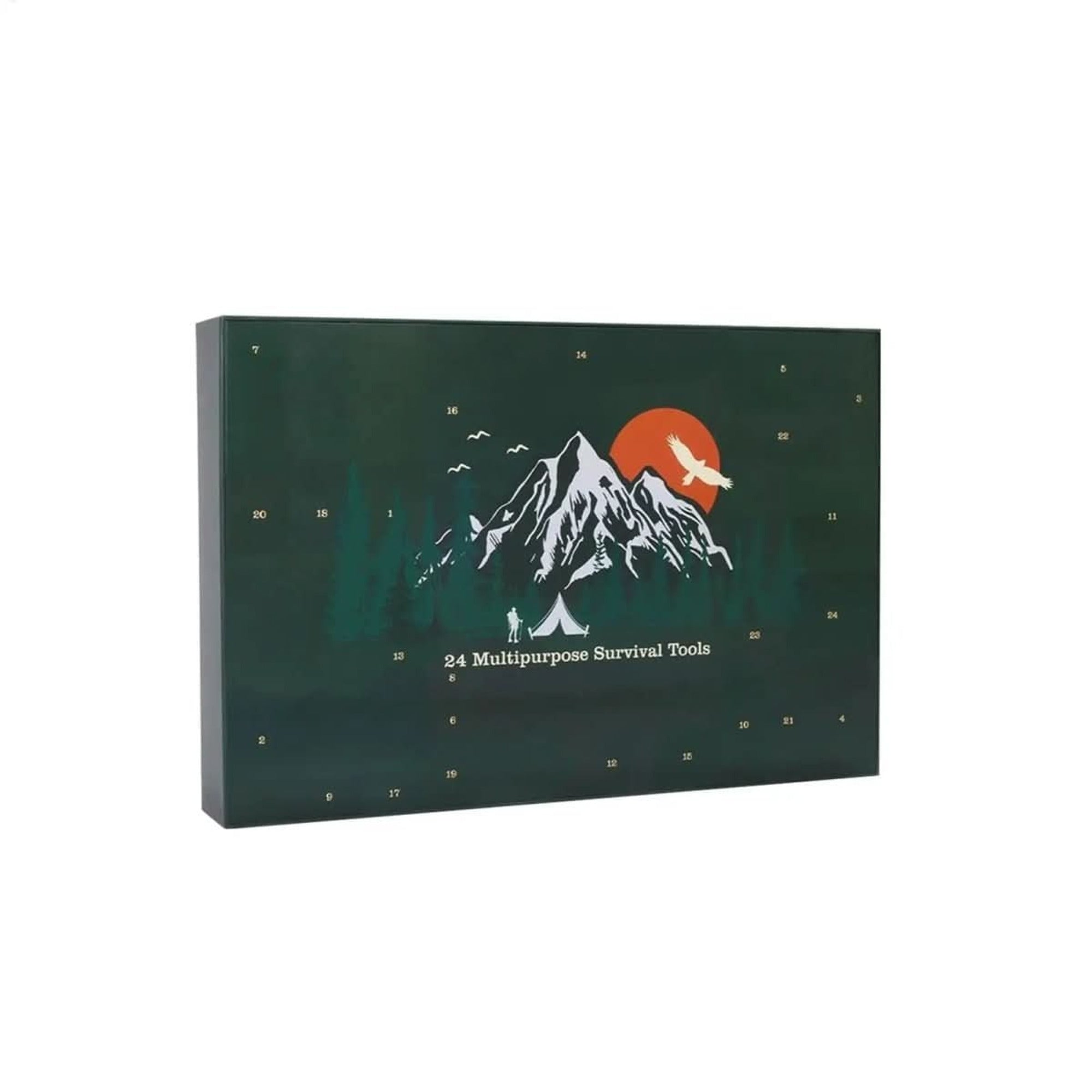 Christmas Advent Calendar With 24 Outdoor Tools For Men - Image 1