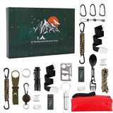 Christmas Advent Calendar With 24 Outdoor Tools For Men - Image 2
