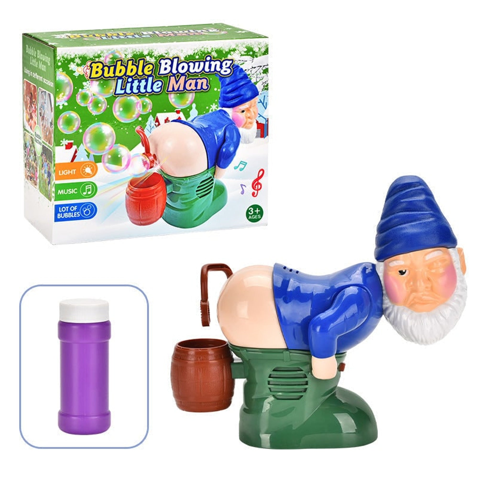 Christmas Bubble Machine With Music Colourful Lights And Safe Fragrant Bubble Liquid For Family Holiday Fun - Image 8