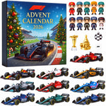 Christmas F1 Racing Legends Advent Calendar With 24 Miniature Cars And Collectibles - Image 1