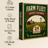 Christmas Farm Vehicle Advent Calendar 24 Day Surprise Tractor Fleet In Keepsake Box - Image 3