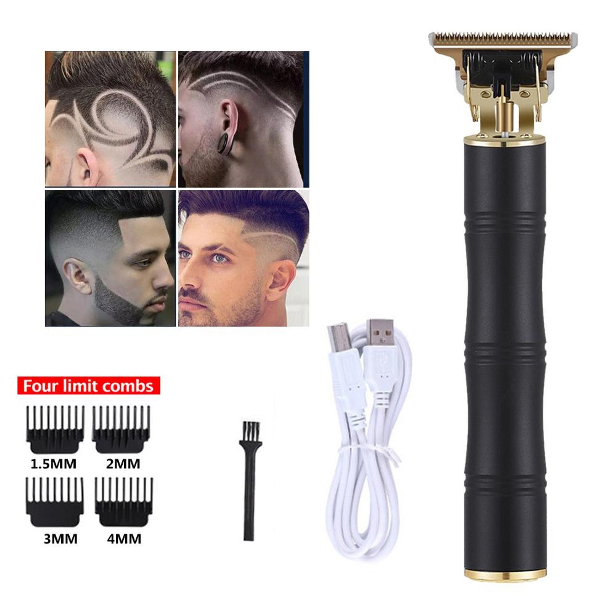 Christmas Hair Trimmer Cordless Precision Beard & Hair Grooming Razor For Men - Image 7