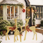 Christmas LED Reindeer Set With Warm Lights For Outdoor Garden Display - Image 9