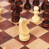 Christmas Travel Chess Set 3 In 1 Wooden Backgammon Checkers & Chess Board Game - Image 7