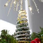 Christmas Tree Topper With Starburst Design And Warm White LED Lights - Image 6