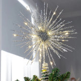Christmas Tree Topper With Starburst Design And Warm White LED Lights - Image 5