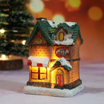 Christmas Village Decoration Set With 6 Snow-Covered Houses And Warm LED Lighting - Image 8