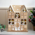 Christmas Wooden Advent Calendar With 24 Compartments And Warm LED Light - Image 7