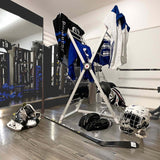 Clothes Drying Rack With Aluminum Frame Garment Space-Saving Vertical Design Folds Completely Flat - Image 4