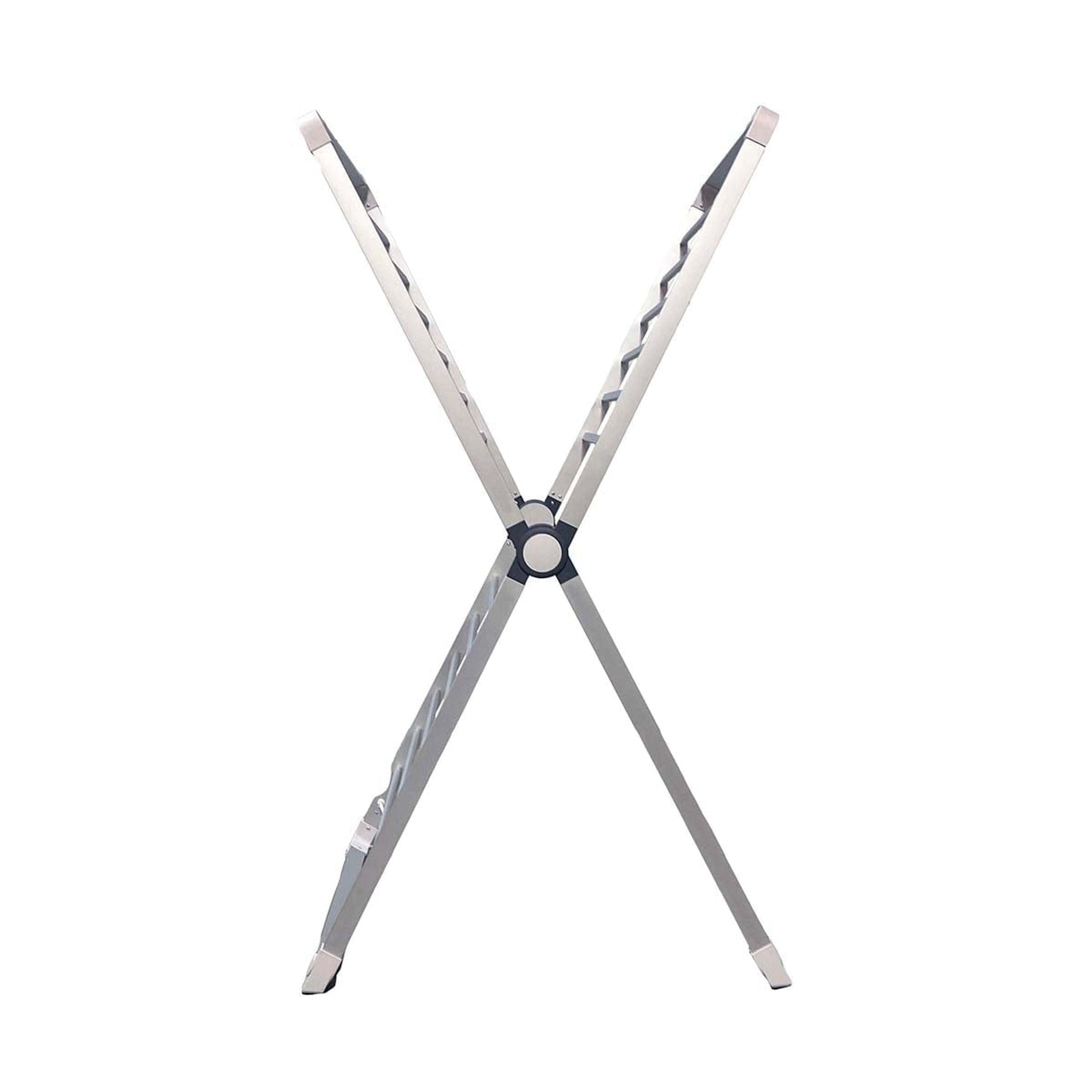 Clothes Drying Rack With Aluminum Frame Garment Space-Saving Vertical Design Folds Completely Flat - Image 6