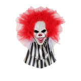 Clown Mask Hanging Halloween Decorations Wreath - Image 6