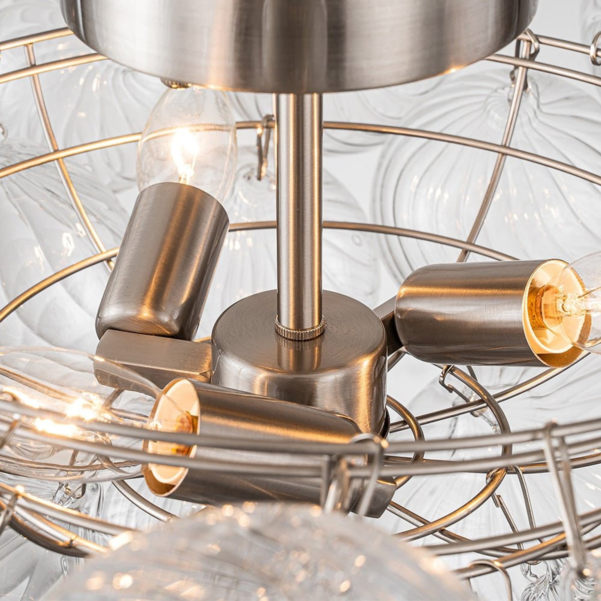 Cluster Chandelier Modern Bubble Glass Ceiling Light - Image 28