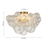 Cluster Chandelier Modern Bubble Glass Ceiling Light - Image 5