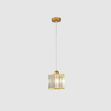 Cluster Pendant Light Adjustable Cylindrical Glass Shade - Image 14