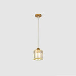 Cluster Pendant Light Cylindrical Glass Adjustable Suspension - Image 12