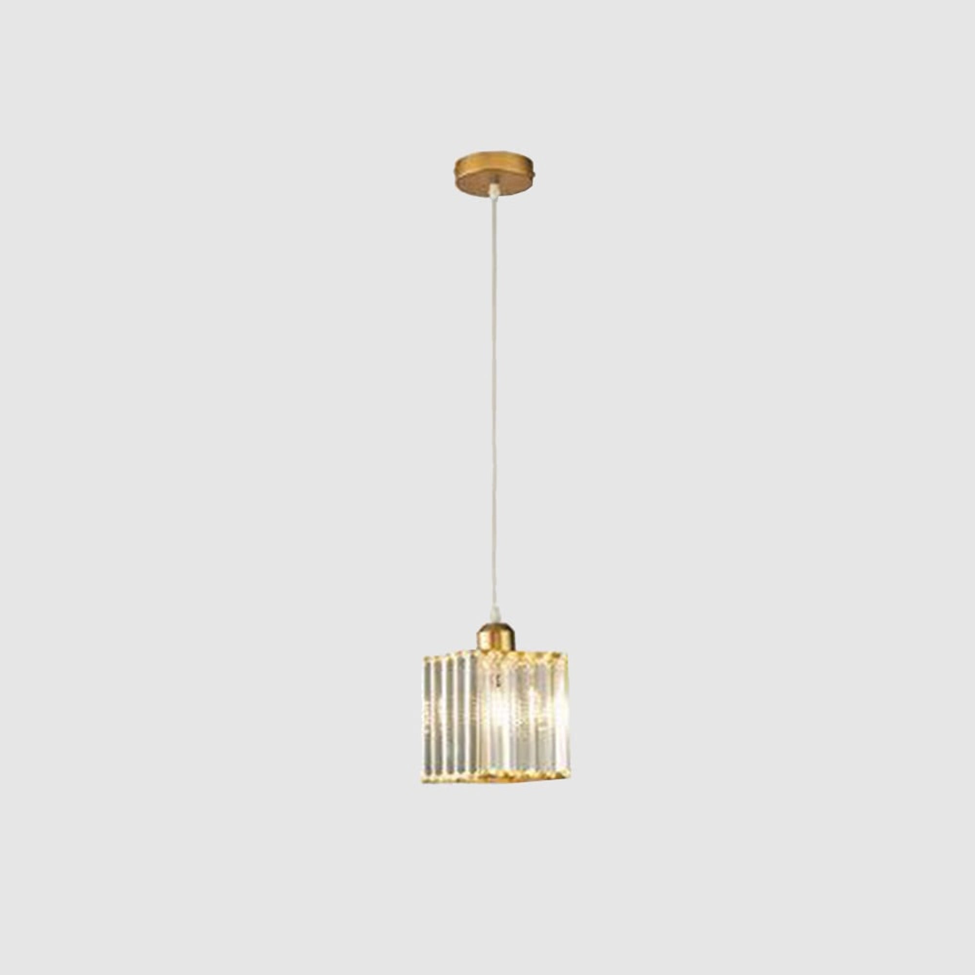 Cluster Pendant Light Cylindrical Glass Adjustable Suspension - Image 14