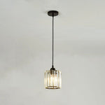 Cluster Pendant Light Cylindrical Glass Adjustable Suspension - Image 13