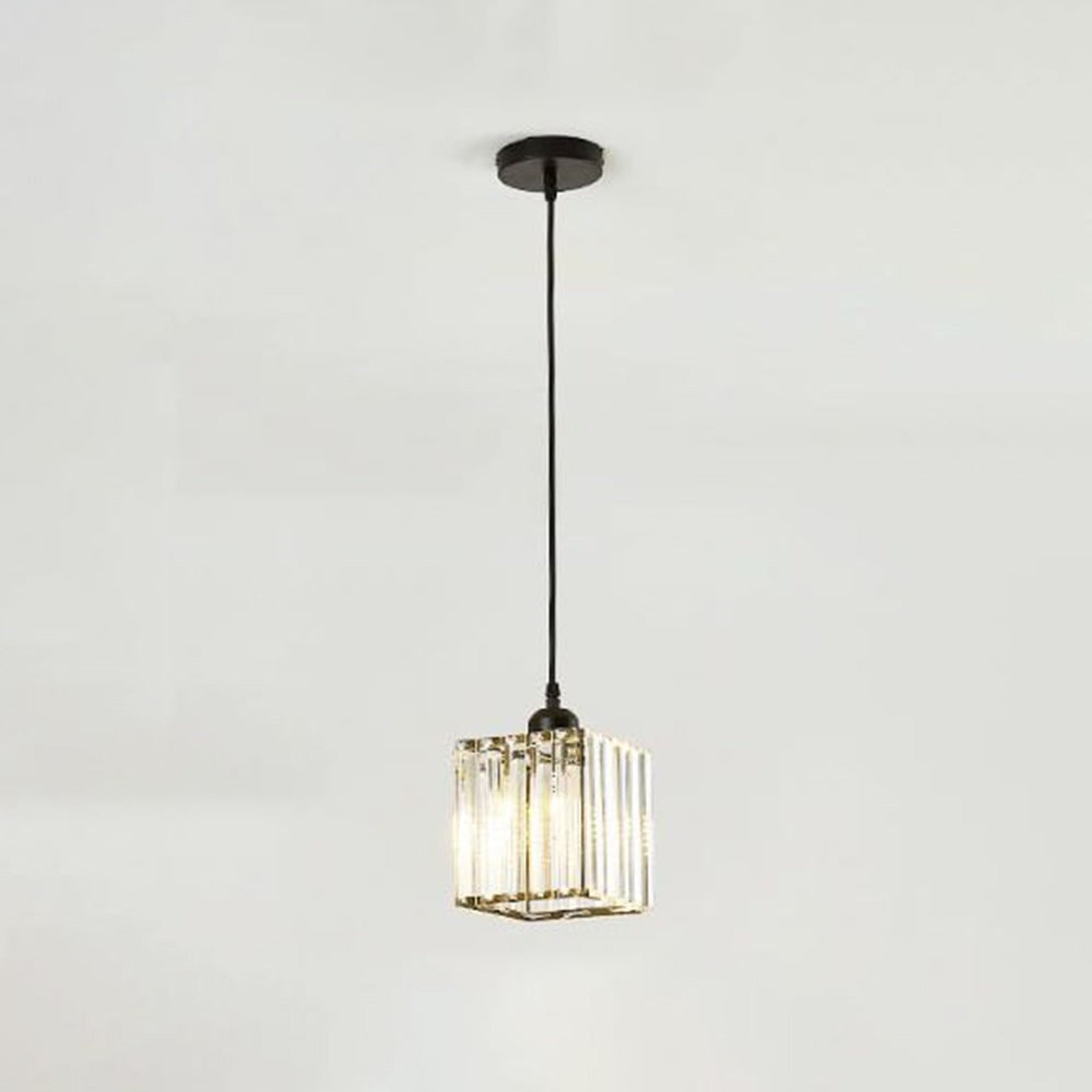 Cluster Pendant Light Cylindrical Glass Adjustable Suspension - Image 15