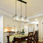 Cluster Pendant Light Cylindrical Glass Adjustable Suspension - Image 9