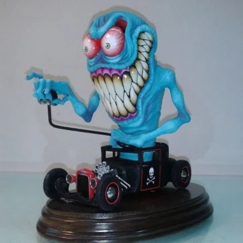 Collectible Toy Ed Big Daddy Roth Pop Culture Design Model - Image 5