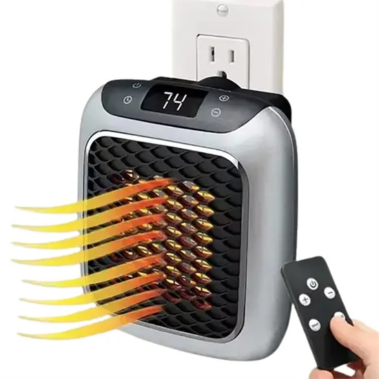 Compact Ceramic Heater With Timer And Fast Heat-Up For Room Space - Image 2