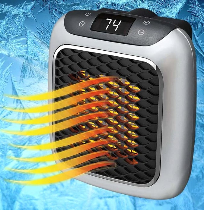 Compact Ceramic Heater With Timer And Fast Heat-Up For Room Space - Image 4