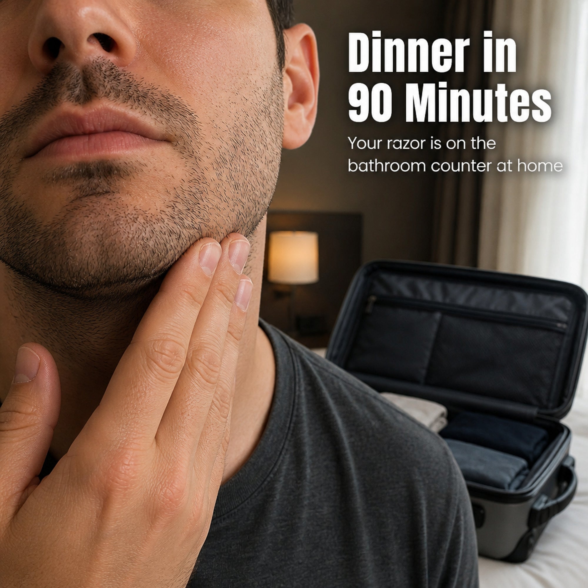 Compact Cube Pocket Shaver With Dual Rotary Heads - Image 2