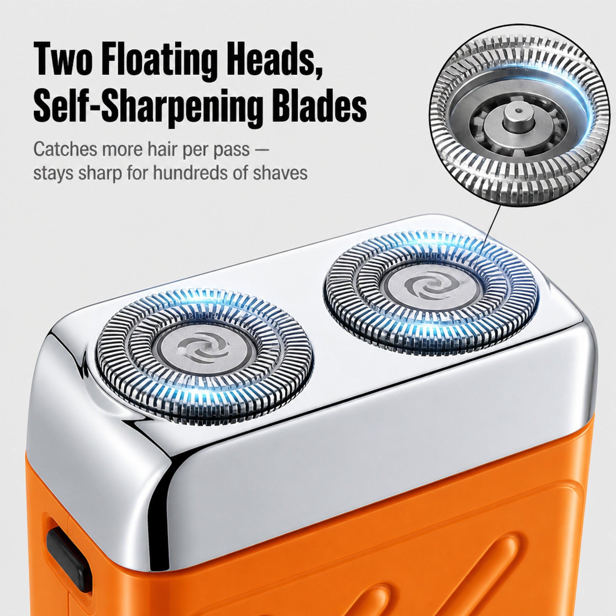 Compact Cube Pocket Shaver With Dual Rotary Heads - Image 3