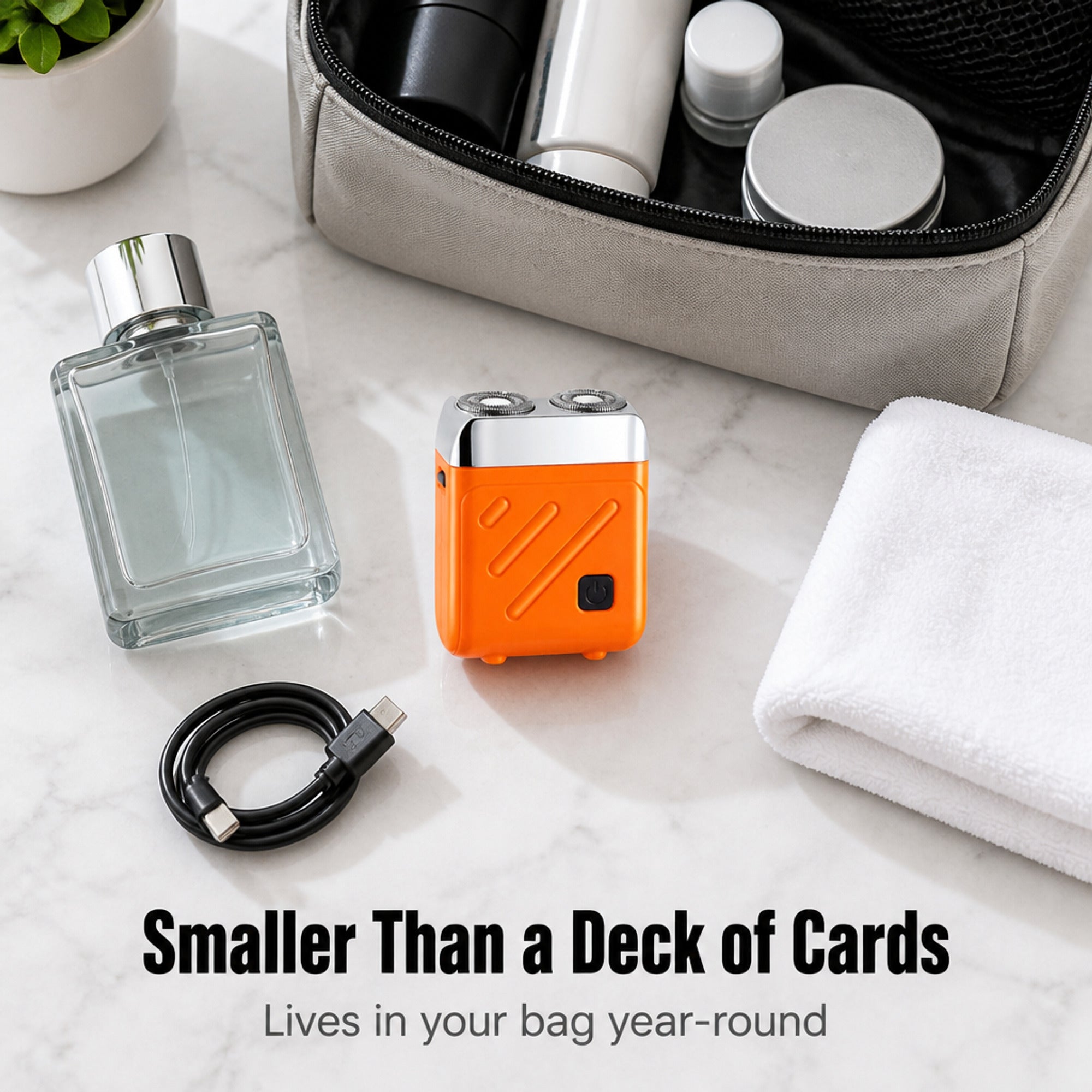 Compact Cube Pocket Shaver With Dual Rotary Heads - Image 6