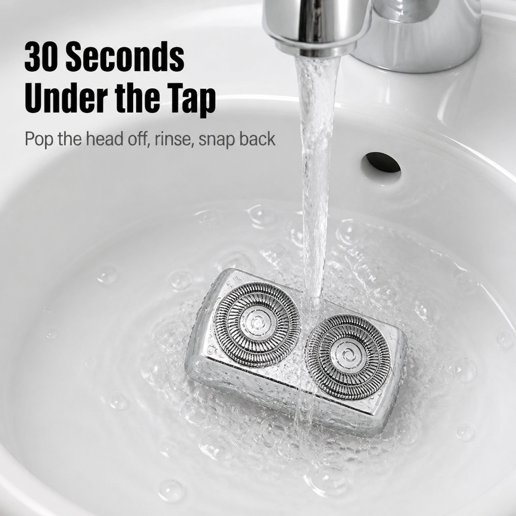 Compact Cube Pocket Shaver With Dual Rotary Heads - Image 7