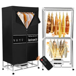 Compact Portable Electric Clothes Dryer With Home Quick Drying Folding Cloth Function - Image 1