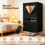 Compact Portable Electric Clothes Dryer With Home Quick Drying Folding Cloth Function - Image 4