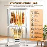 Compact Portable Electric Clothes Dryer With Home Quick Drying Folding Cloth Function - Image 6