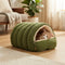 Cord Cozy Pet Cave With Plush Lining For Cats And Small Dogs - Image 1