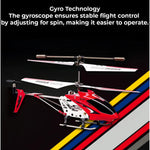 Crimson Unbreakable Mini RC Helicopter With Gyro For Kids - Image 7